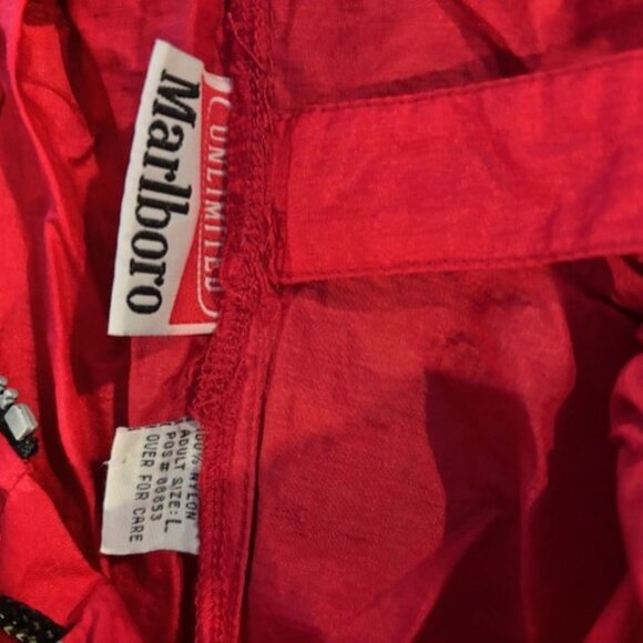 Men's Lightweight Unlimited Red Hooded Qtr Zip Pullover - Large - Picture 2 of 3